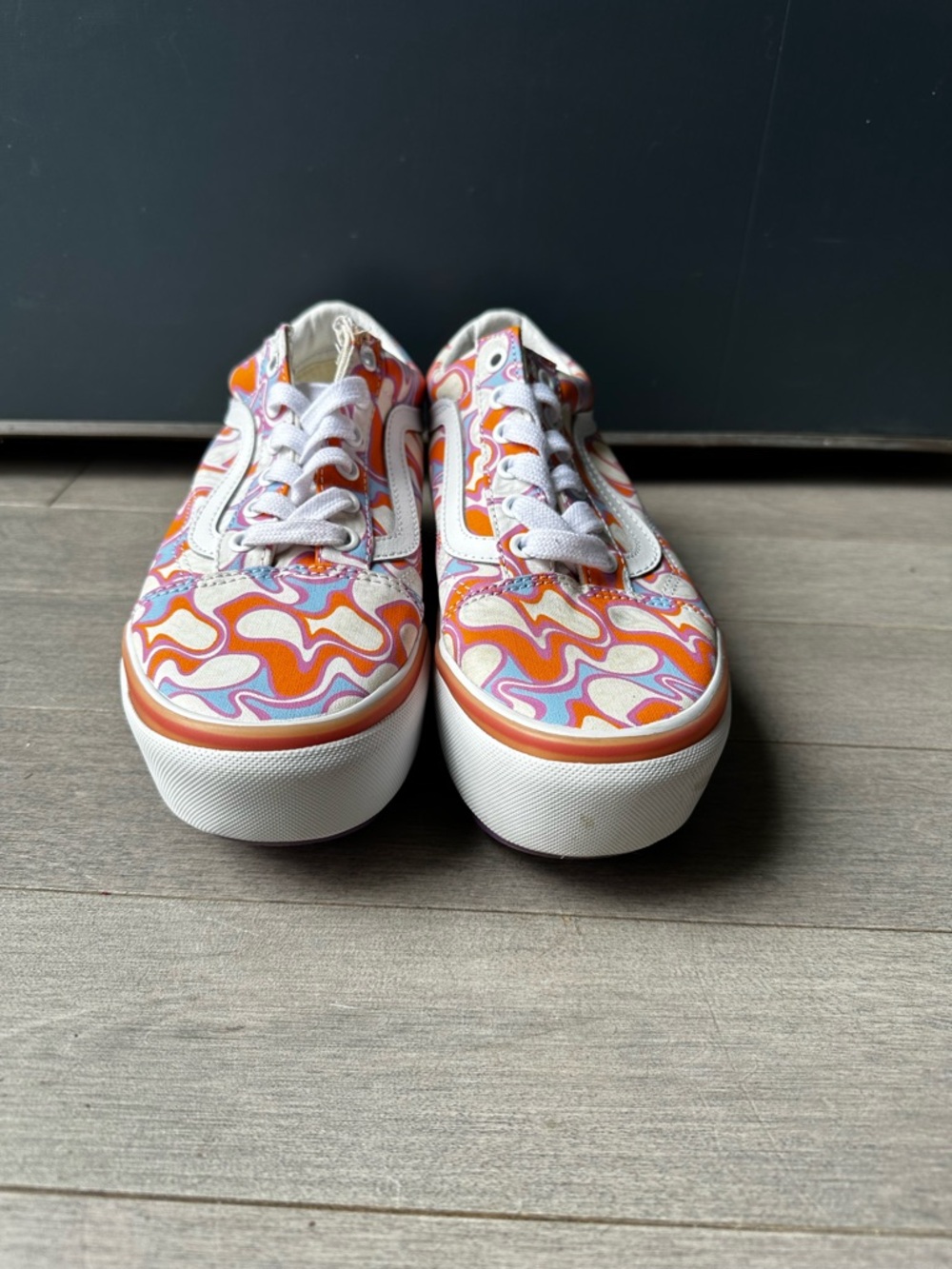 Vans Women's Old Skool Stacked Sneaker UV Ink Peace Purple Size 7 VN0A4U154RP